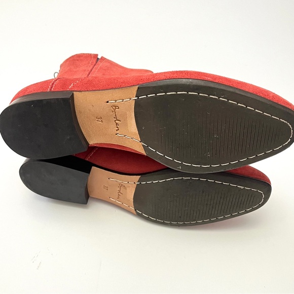 Boden Suede Kingham Ankle Boots Womens Size 37 US 6 - Picture 10 of 11